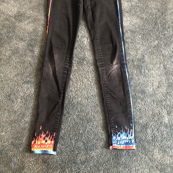 Size 00 Custom Painted Old Navy Jeans - Picture 14 of 14